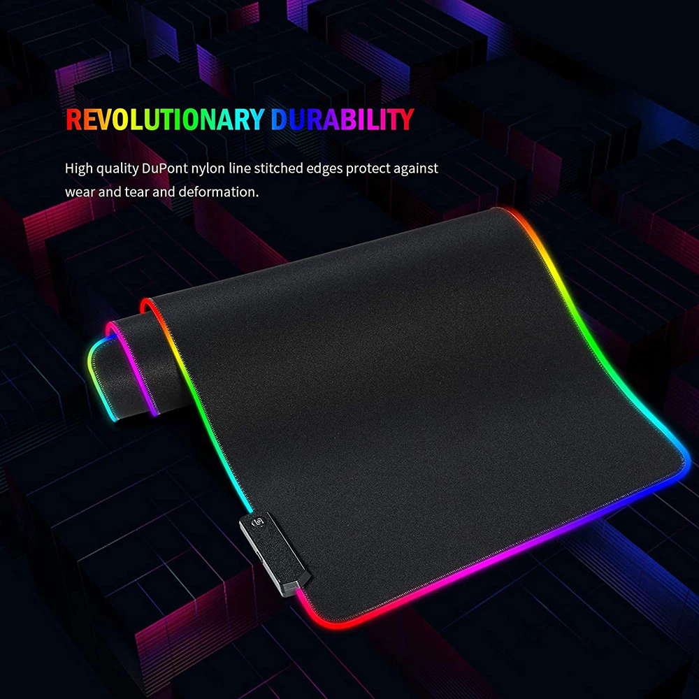 RGB Gaming Mouse Mat Pad - Lar - Mouse Pad Extended Rgb recension och pris