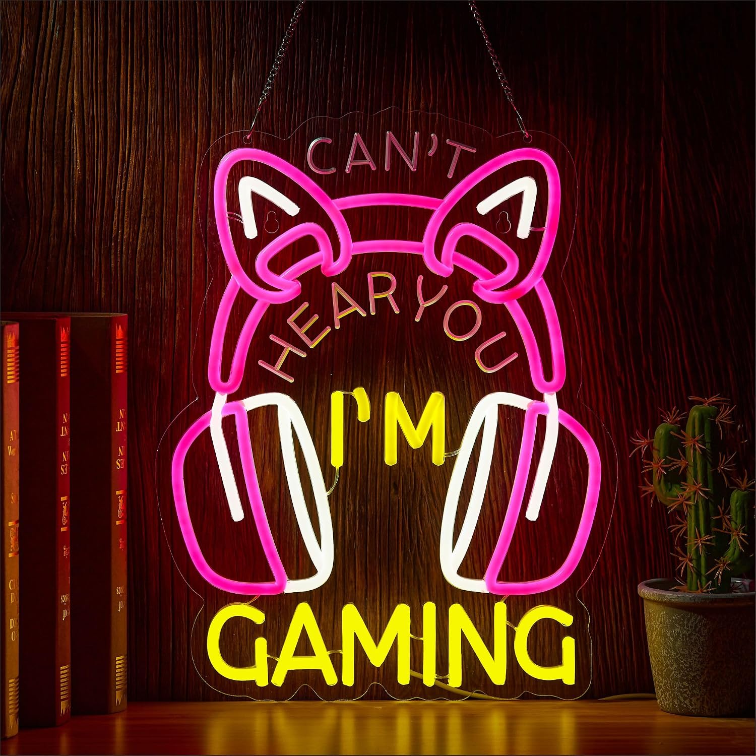 Can't Hear You I'm Gaming Neon - Esports Gaming Cafe recension och pris