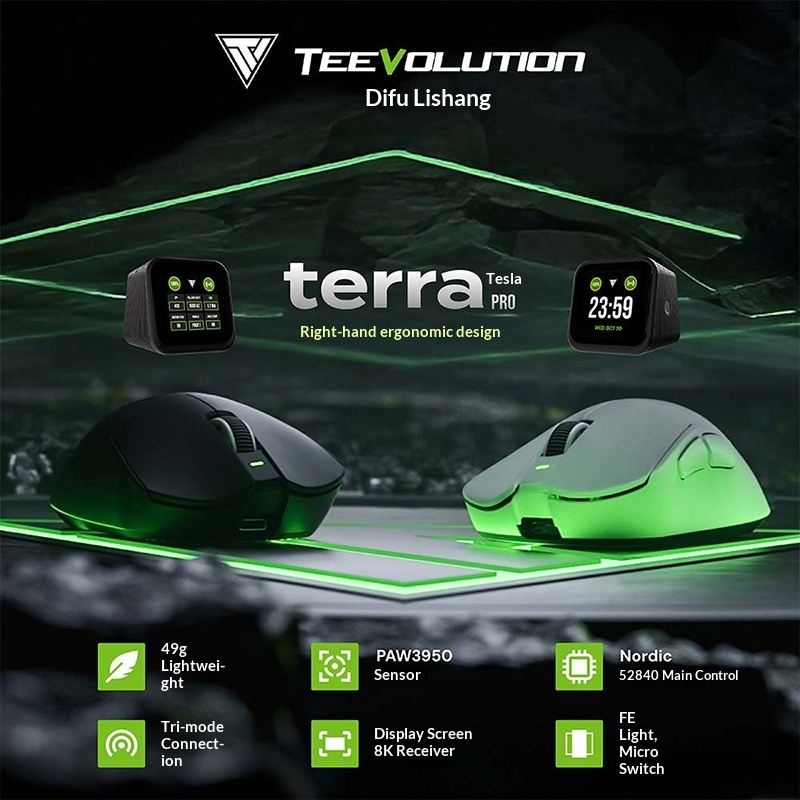 TEEVOLUTION Terra XD9PT E-spor - Esports Gaming Design recension och pris