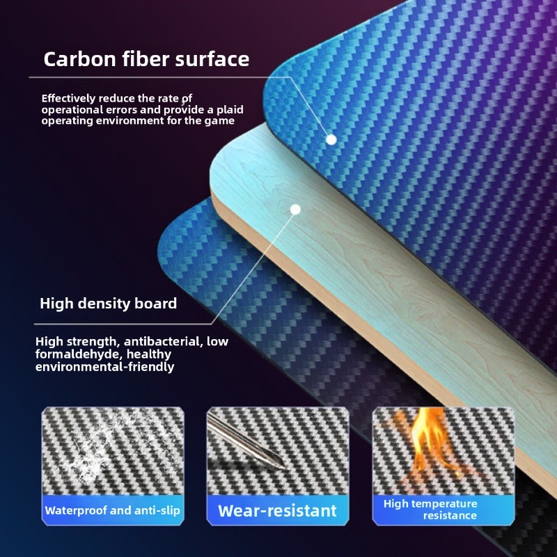 Rgb Carbon Fiber Ambient Light - Esports Gaming Cafe recension och pris