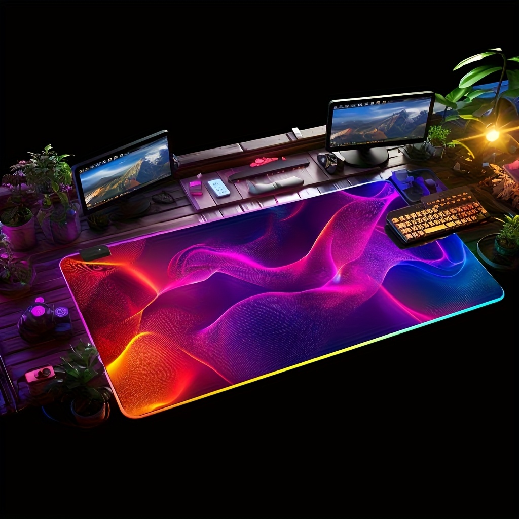 RGB LED Colorful Wave Large Ga - Mouse Pad Extended Rgb recension och pris