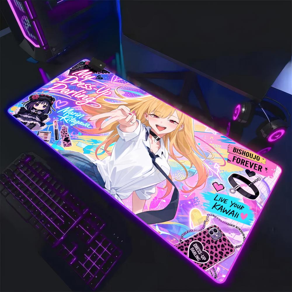 My Dress-Up Darling Mouse Pad  - Mouse Pad Extended Rgb recension och pris