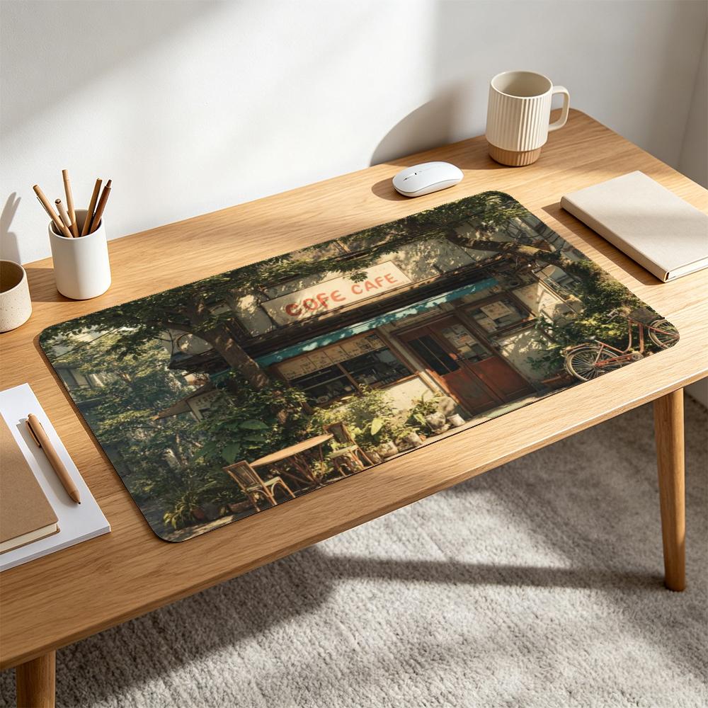 Vintage Cozy Cafe Large Desk M - Esports Gaming Cafe recension och pris