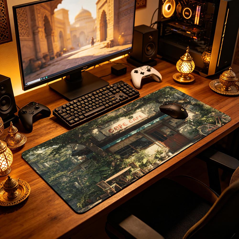Vintage Cozy Cafe Large Desk M - Esports Gaming Cafe recension och pris