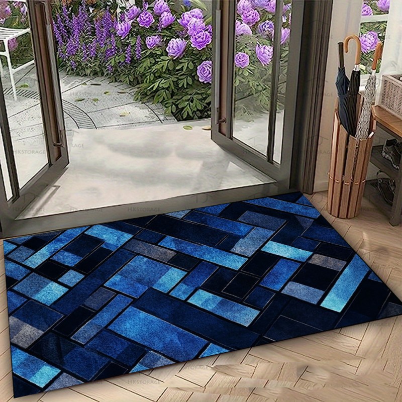Nordic Blue Geometric Patchwor - Esports Gaming Hotel recension och pris